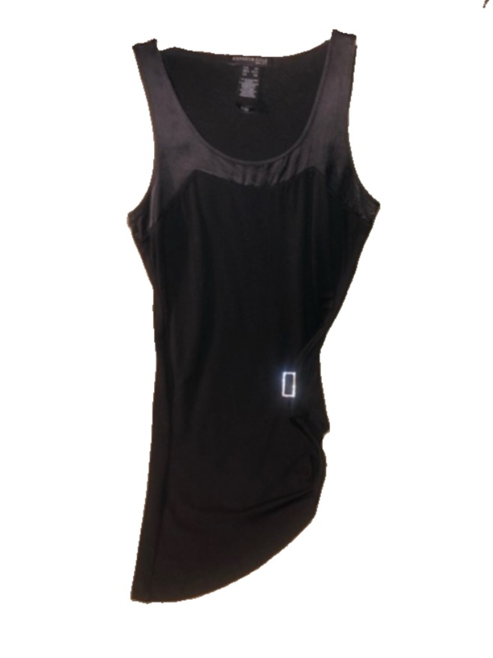 KENNETH COLE Black Tank With Bling XS